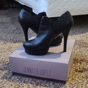Black Jennifer Lopez booties